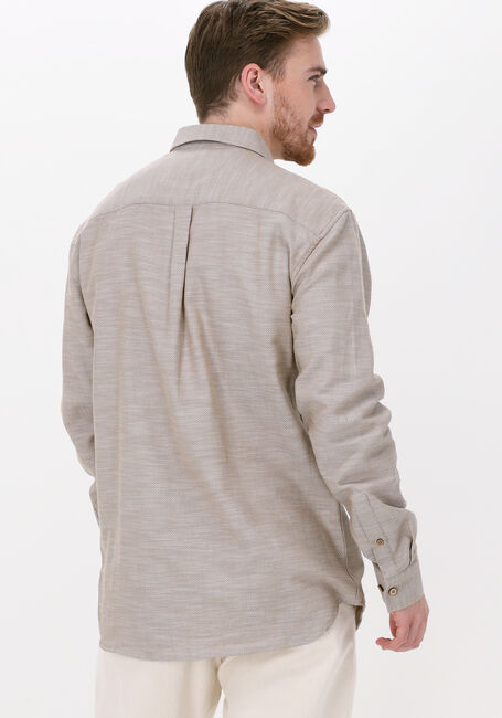 ANERKJENDT Chemise décontracté AKKONRAD STRUCTURE SHIRT en beige - large