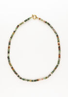 Groene NOTRE-V Ketting KETTING KRALEN GROEN - medium