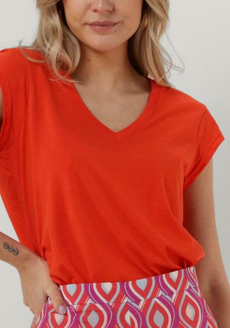 CC HEART T-shirt BASIC V-NECK T-SHIRT en rouge - large