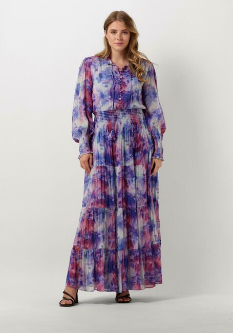 Lila JANICE Maxi jurk WALTER PRINT - large