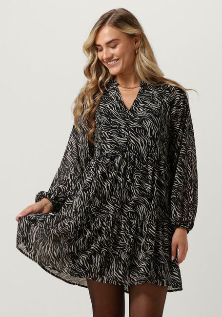OBJECT Mini robe OBJMILA GIA L/S DRESS en noir - large