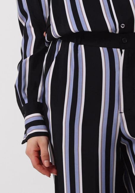 VANILIA Pantalon large STRIPED WIDE LEG en noir - large
