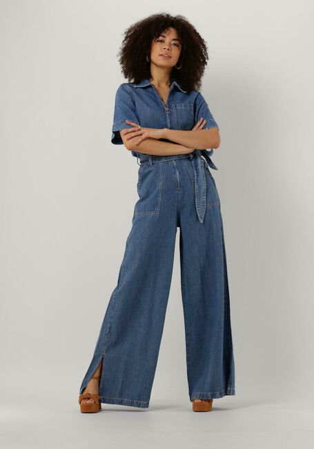 Blauwe SCOTCH & SODA Jumpsuit ZIP FRONT RETRO INSPIRED JUMPSUIT - INDIGO - large