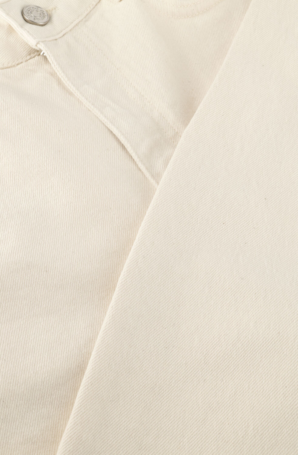 Ecru SELECTED WOMEN Wide jeans SLFBARREL EBBA HW JEANS - large