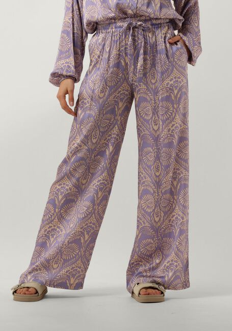 Lila AMAYA AMSTERDAM Wijde broek LEAF - large