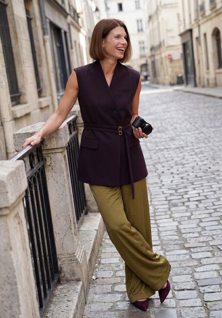 BEAUMONT Blazer FRAN GILET Bordeaux - large