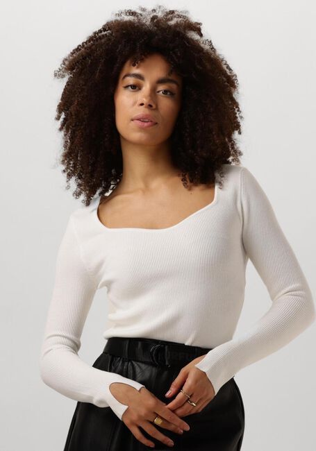 YDENCE KNITTED TOP CHIARA Hauts & T-shirts en beige - large