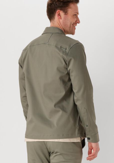 Groene CAST IRON Overshirt LONG SLEEVE SHIRT OVERSHIRT REGULAR FIT - large