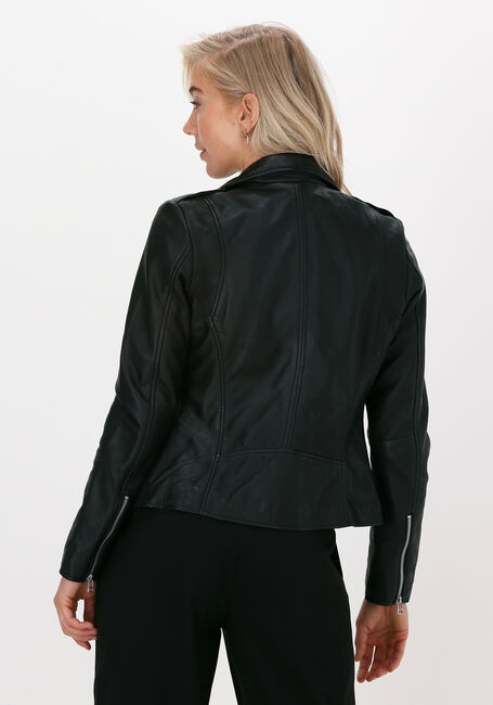 Zwarte GOOSECRAFT Leren jas GC JULIA BIKER - large