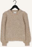 NEO NOIR Pull MARTINA FLUFFY KNIT BLOUSE en beige NEO NOIR Pull MARTINA FLUFFY KNIT BLOUSE en beige - medium