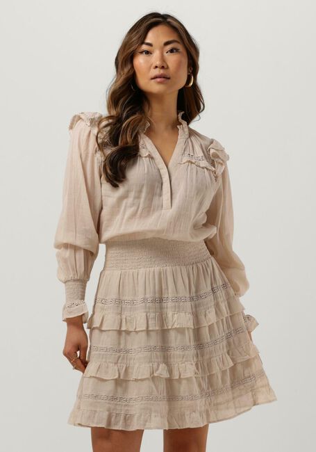 Zand NEO NOIR Mini jurk PIANO S VOILE DRESS - large