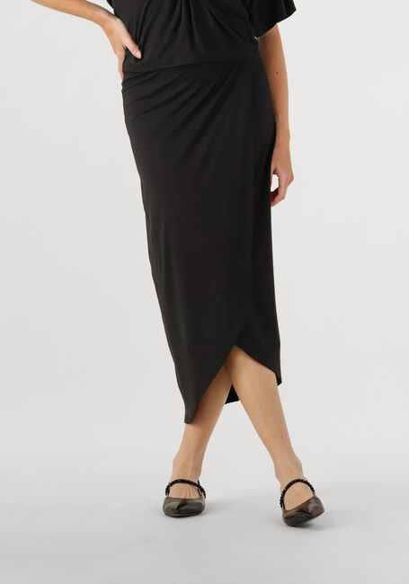 JANSEN AMSTERDAM Jupe midi FALTA ROK V 663 en noir - large