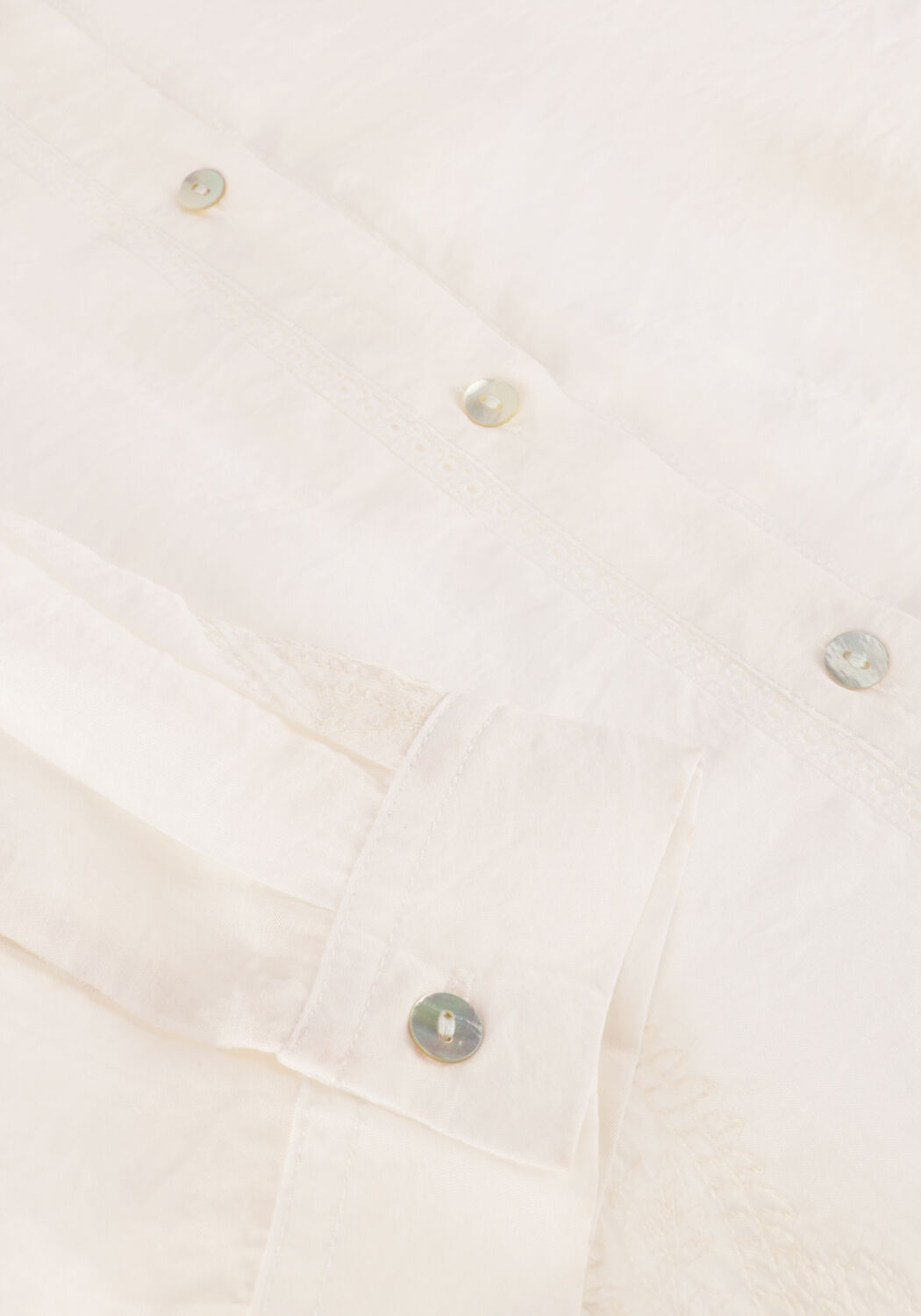 Gebroken wit NUKUS  ROSAN BLOUSE EMBROIDERY - large