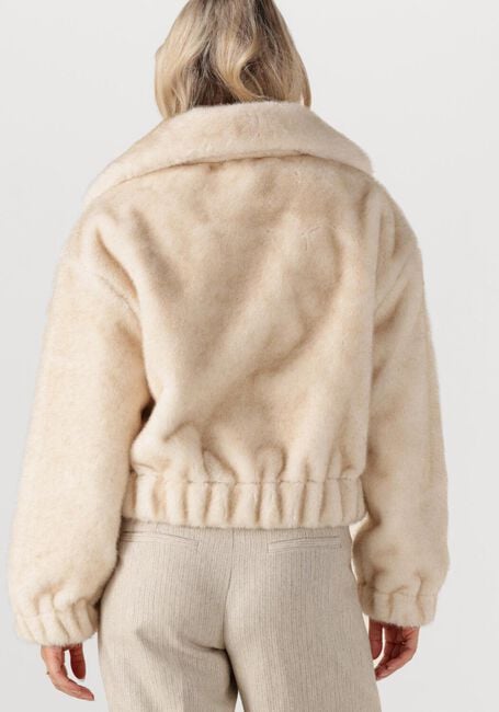 SIMPLE Manteau Teddy WV-PI-FMINK-25-3 Écru - large