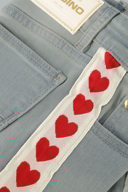 VINGINO Pantalon courts DAFINA HEARTS Bleu clair - large