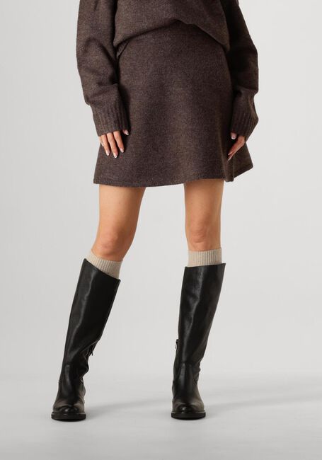NEO NOIR Mini-jupe GISA KNIT SKIRT en marron - large