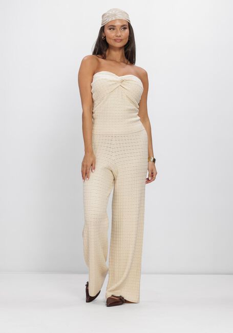 Witte STUDIO AMAYA Broeken/jumpsuits KENSI PANTS - large