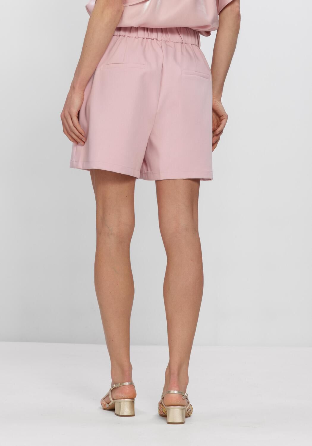 NUKUS Pantalon courts DAHLIA SHORT Rose clair - large