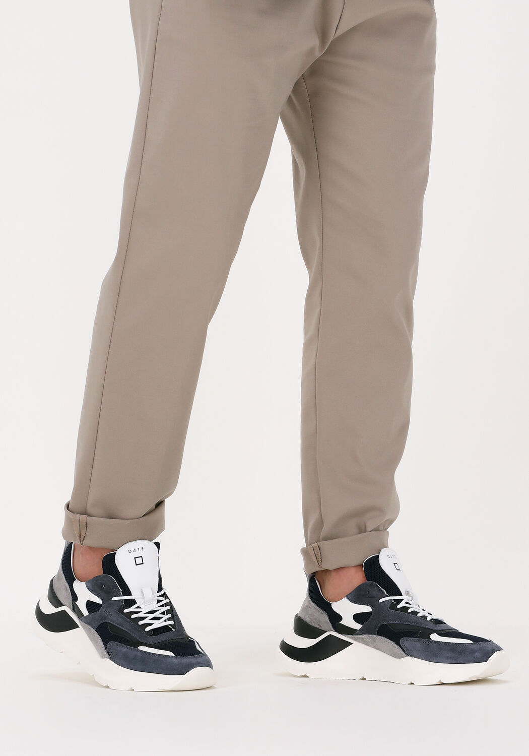 Blauwe D.A.T.E Sneakers FUGA HEREN - large