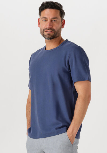 SELECTED HOMME T-shirt SLHJOSEPH PIQUE SS O-NECK TEE en bleu - large