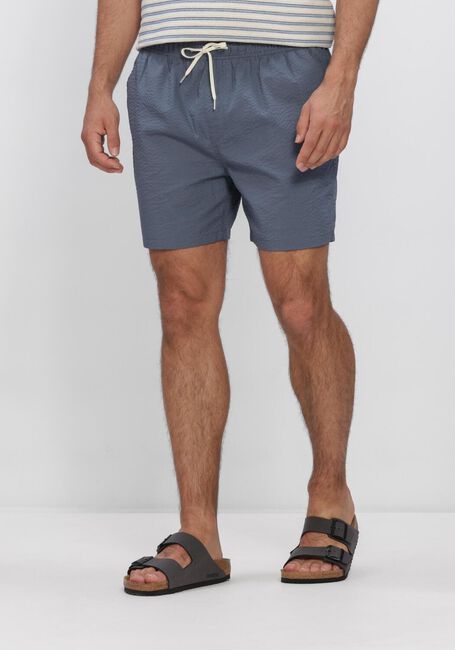 SELECTED MEN SLHCOOPER-SEERSUCKER  SWIMSHORTS Shorts de bain en bleu - large