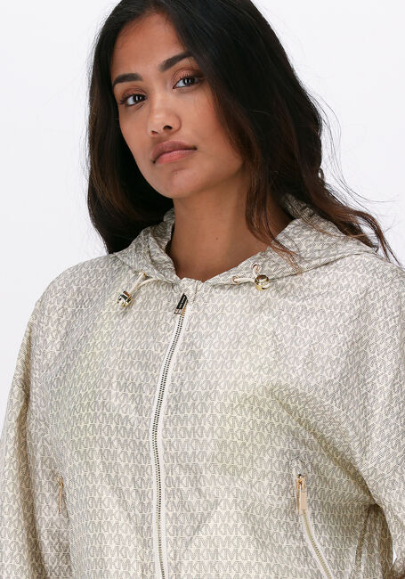 MICHAEL KORS Jack MK LOGO CROP BOMBER &Eacute;cru - large