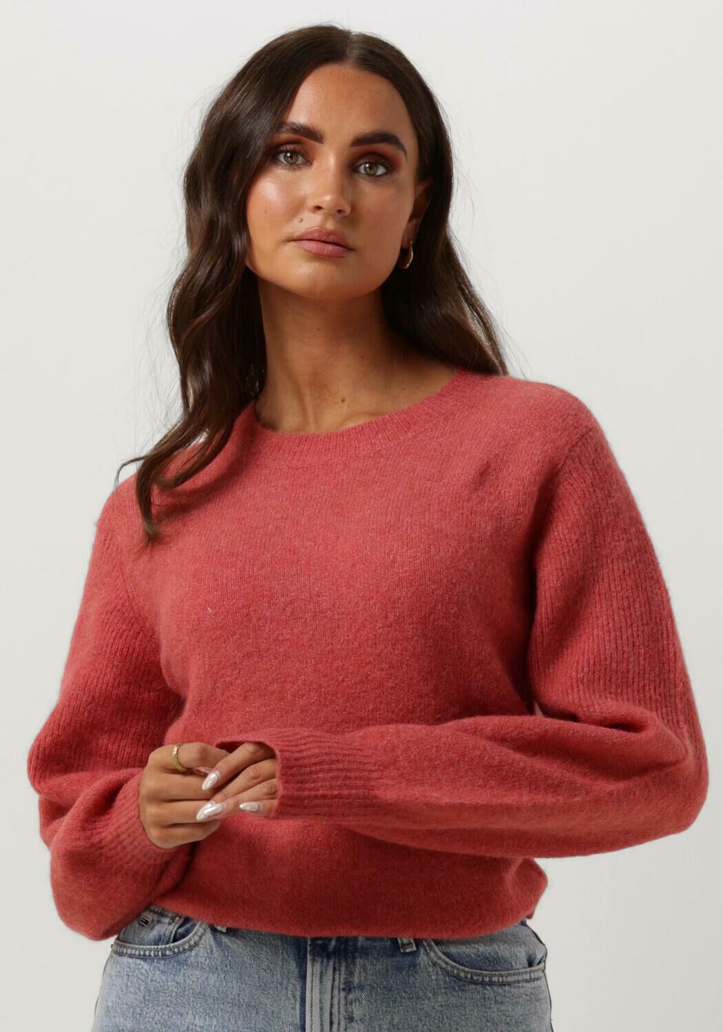 Rode MSCH COPENHAGEN Trui MSCHLILLIAN HOPE PULLOVER Omoda