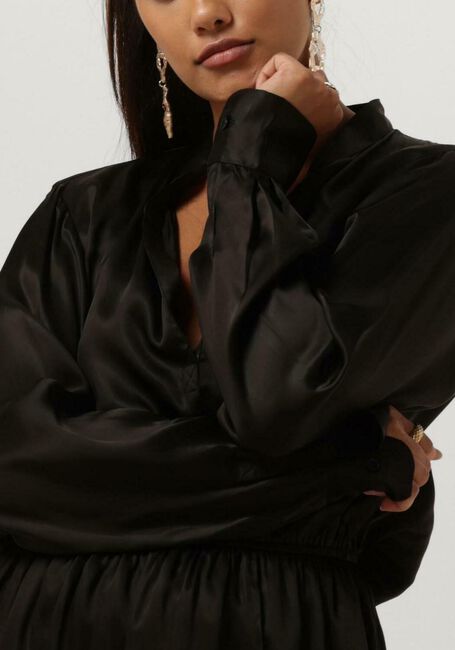 EST'SEVEN Mini robe EST’JOURNEE DRESS BAMBU en noir - large