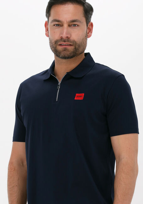 HUGO Polo DERESOM222 Bleu foncé - large