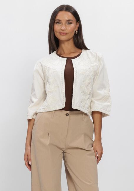 Gebroken wit SUMMUM Jack JACKET EMBROIDERY - large