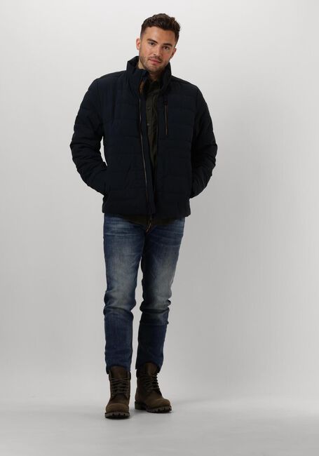 PME LEGEND Veste matelassé SHORT JACKET FREIGHTYET PERFOR STRETCH en bleu - large