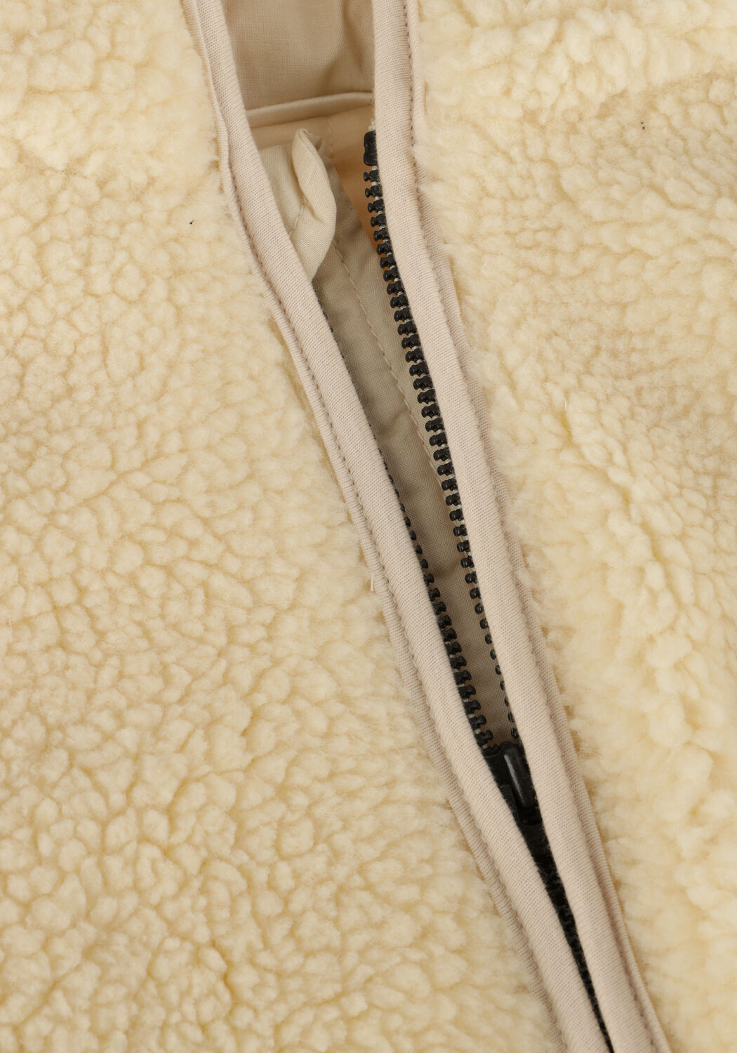 LIL' ATELIER Jack NBMNALO LOOSE SHERPA JACKET LIL &Eacute;cru - large