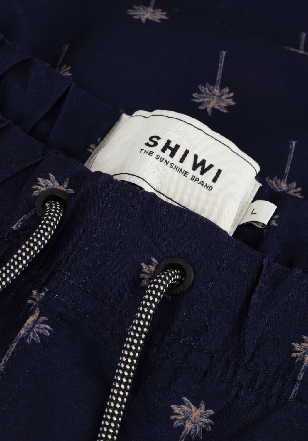 SHIWI Shorts de bain MEN SWIMSHORT PALM Bleu fonc&eacute; - large