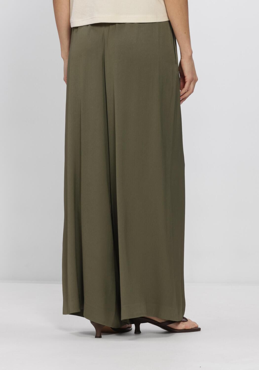 DRYKORN Pantalon large TWEEZER en vert - large