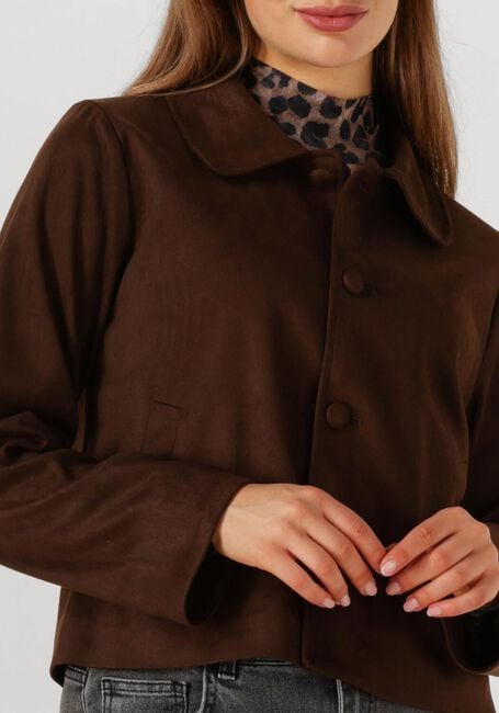 NEO NOIR Jack NILO SUEDE JACKET en marron - large