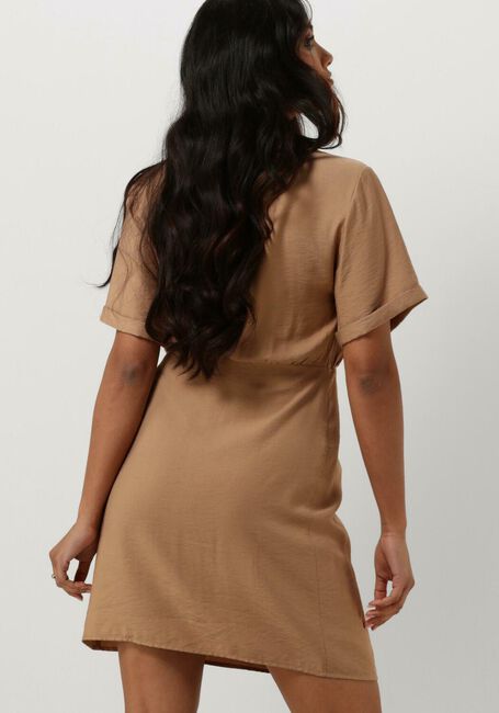 ANOTHER LABEL Mini robe CIEL DRESS S/S en marron - large