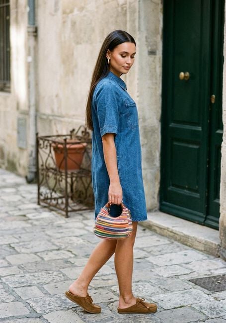 Blauwe BY-BAR Mini jurk PHILIPE DRESS - large