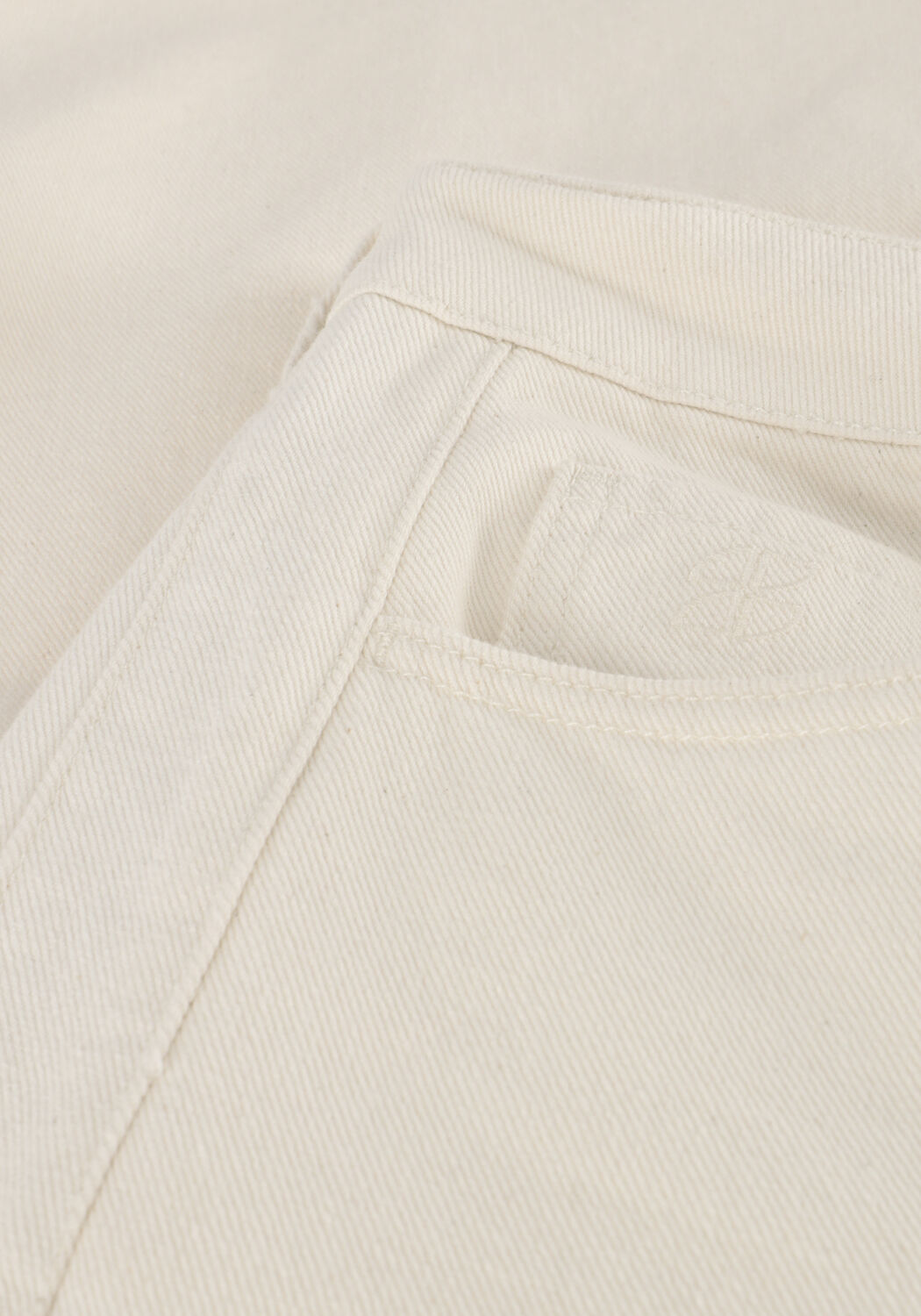 Gebroken wit BY-BAR Wide jeans JADEN OFF WHITE PANT - large