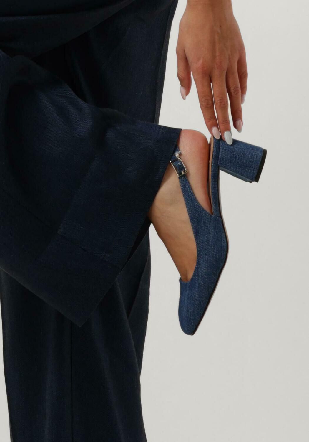 NOTRE-V Slingbacks 3713 en bleu - large