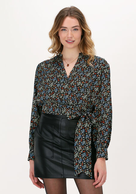 SCOTCH & SODA Haut PRINTED LONG-SLEEVED RECYCLED en noir - large