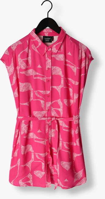 ANOTHER LABEL Mini robe DARCI DRESS S/L en rose - large