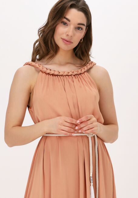 ACCESS Robe maxi WOMAN'S DRESS en camel - large