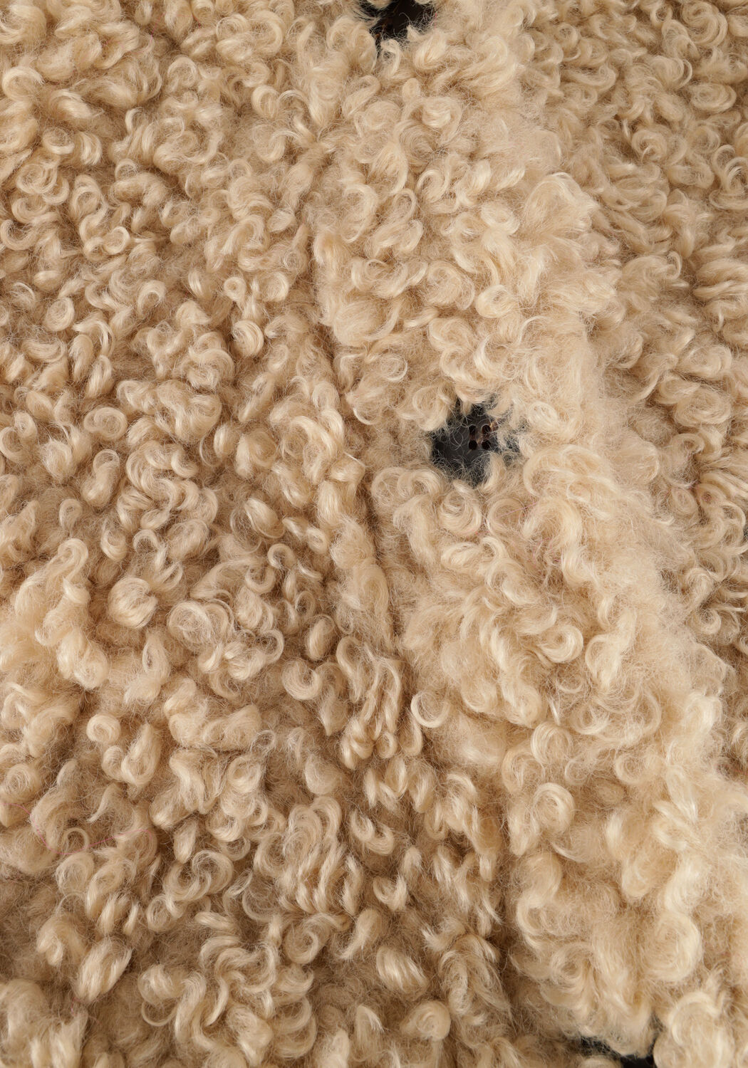 CO'COUTURE Manteau Teddy TEDDY MIX JACKET en beige - large