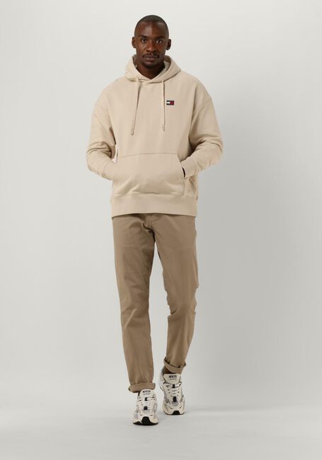 TOMMY JEANS Chandail TJM RLX XS BADGE HOODIE en beige - large