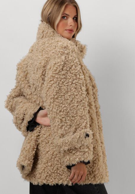 CO'COUTURE Manteau Teddy TEDDY MIX JACKET en beige - large