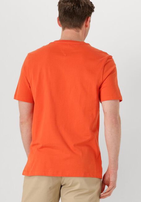 TOMMY HILFIGER T-shirt ESS SEASONAL REG FIT SOLID TEE en orange - large