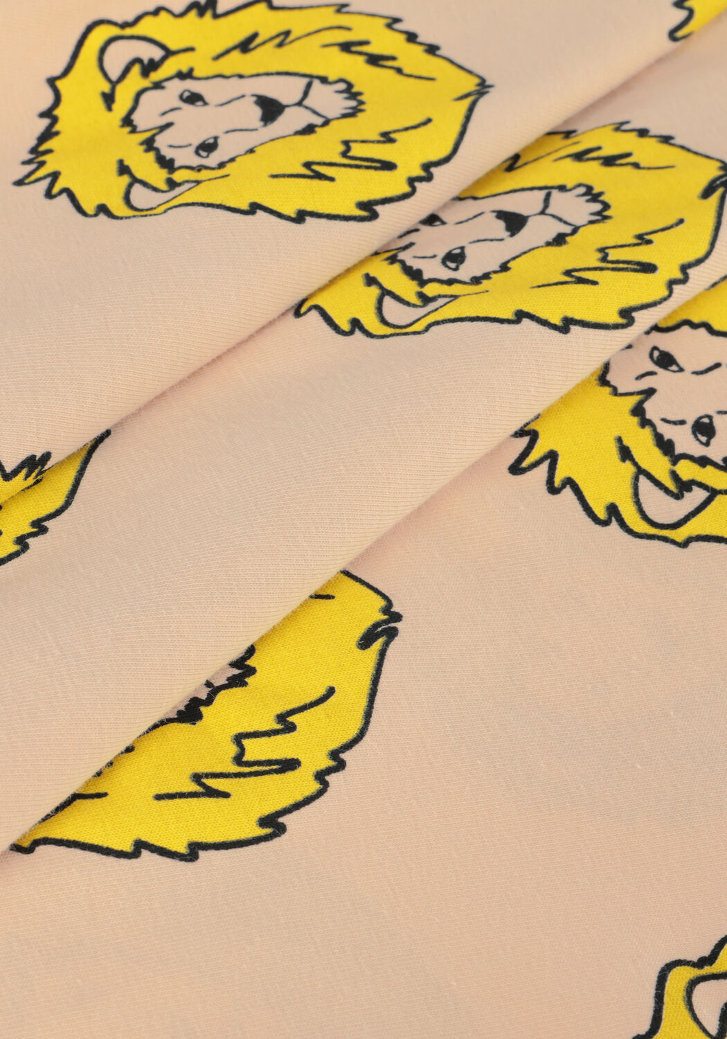 Gele CARLIJNQ T-shirt LION - OVERSIZED T-SHIRT - large