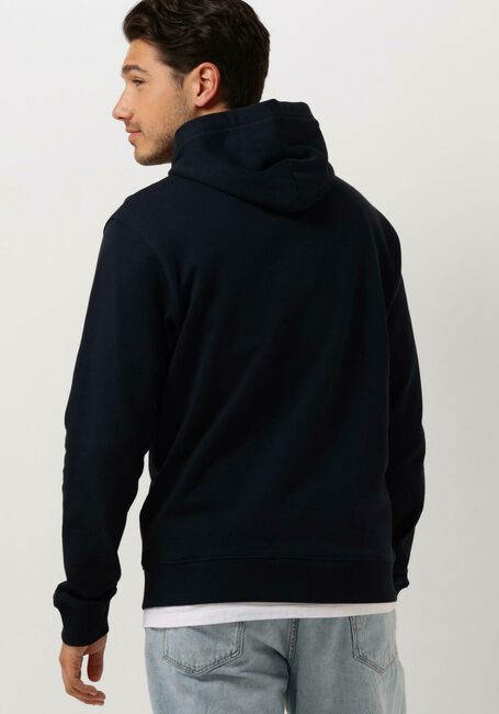 SCOTCH & SODA Chandail ESSENTIAL LOGO BADGE HOODIE Bleu foncé - large