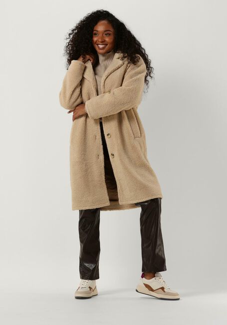 SELECTED FEMME Manteau Teddy LANA TEDDY COAT B Écru - large