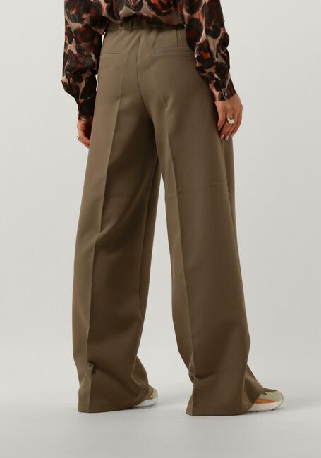 SUMMUM Pantalon large TROUSERS WIDE LEGS FOAM UNI Vert foncé - large